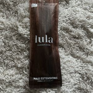 Lula Wavy Halo Extensions NWT dark brown to copper auburn 18”